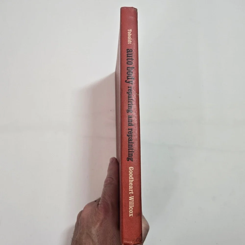 VTG 1965 Auto Body Repairing and Repainting Book Bill Toboldt Hardcover USA Made